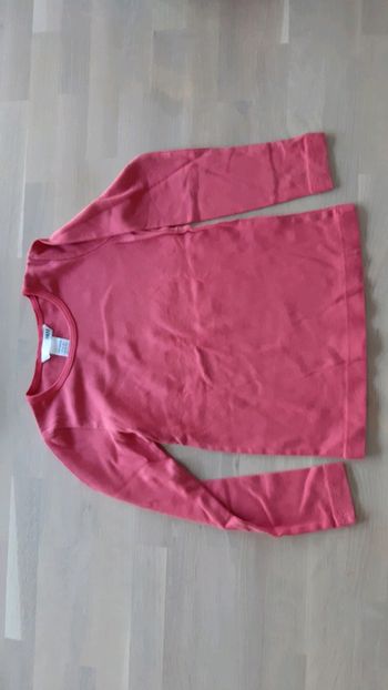 Tee-shirt manches longues rouge