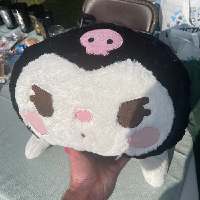 Hello Kitty Mega Grande Peluche Kuromi x My Melody Sanrio Characters Furyu - photo numéro 2