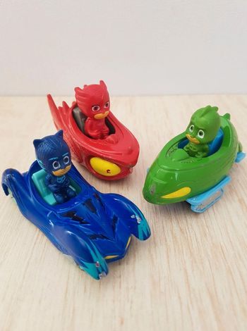 3 Véhicules métal héros PJmasks