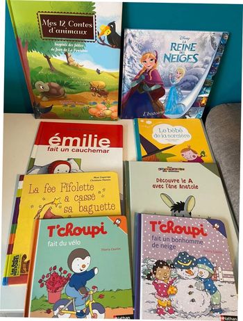8 livres enfants dont 2 offerts