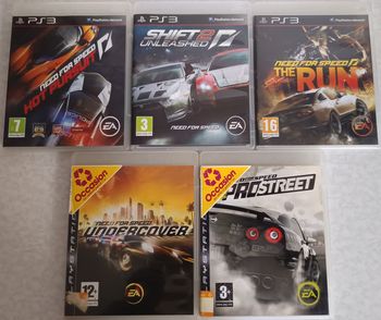 Collection Jeux Need for speed de 5 jeux complets Playstation 3