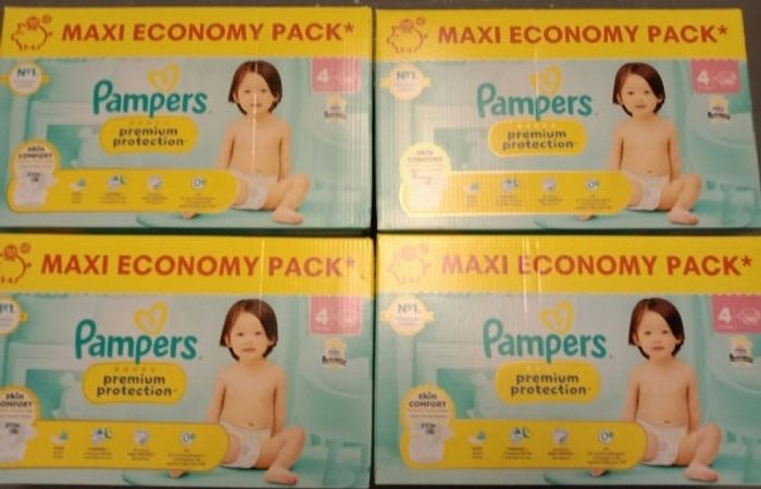 Couches pampers premium protection T4