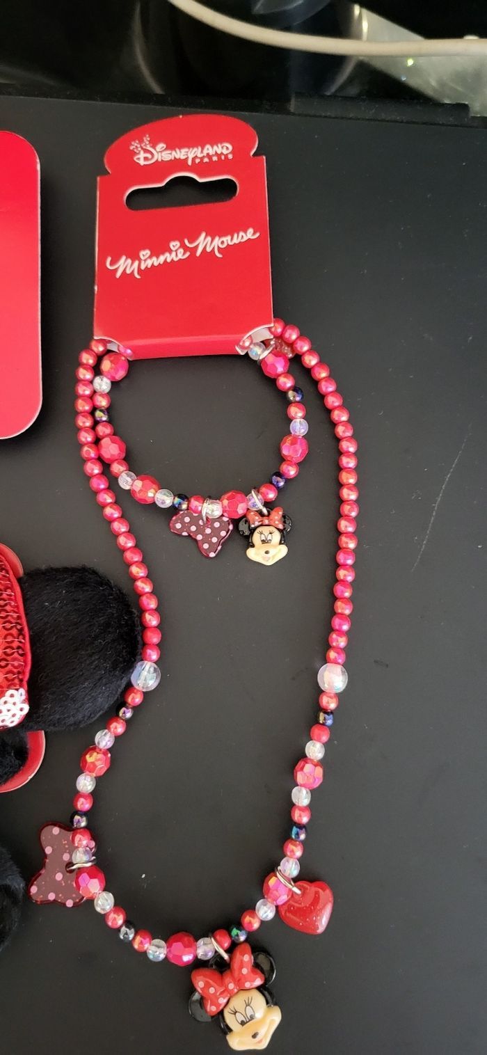 Set bijoux minnie disney - photo numéro 3