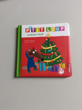 Livre p'tit loup prépare Noël