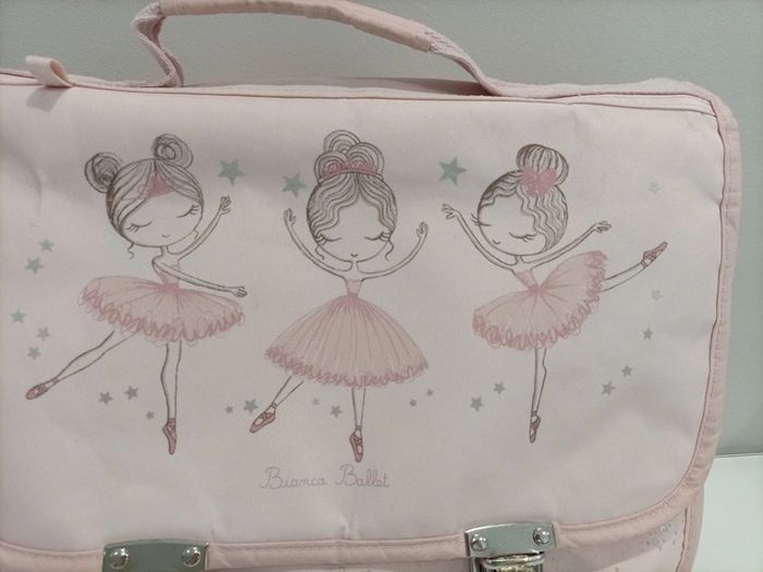 Cartable Bianca ballet ( avec trousse assortie) 🎒 - photo numéro 3