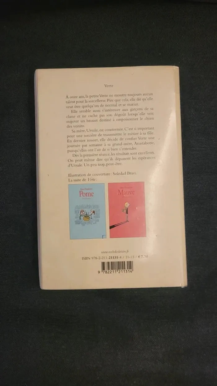 Livre "Verte" de Marie Desplechin - photo numéro 2