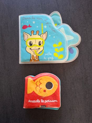 Lot de 2 livres de bain en bon état
