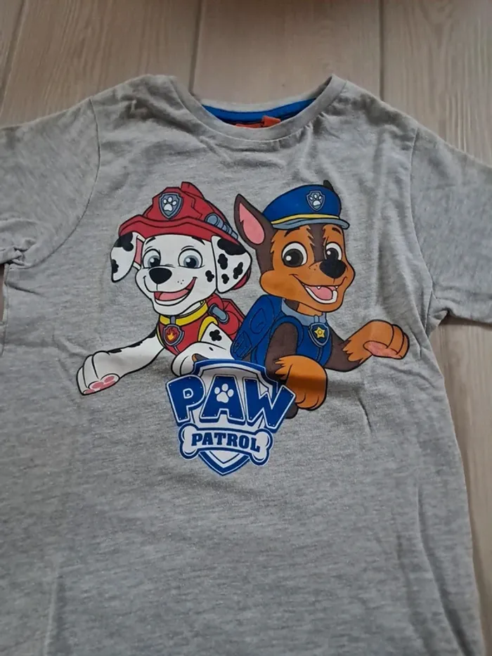 Tee-shirt Pat patrouille Taille 98-104cm - photo numéro 2