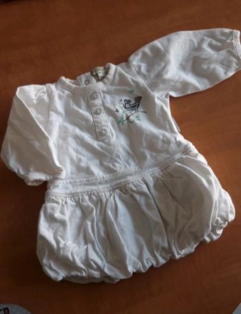 Robe boule blanche