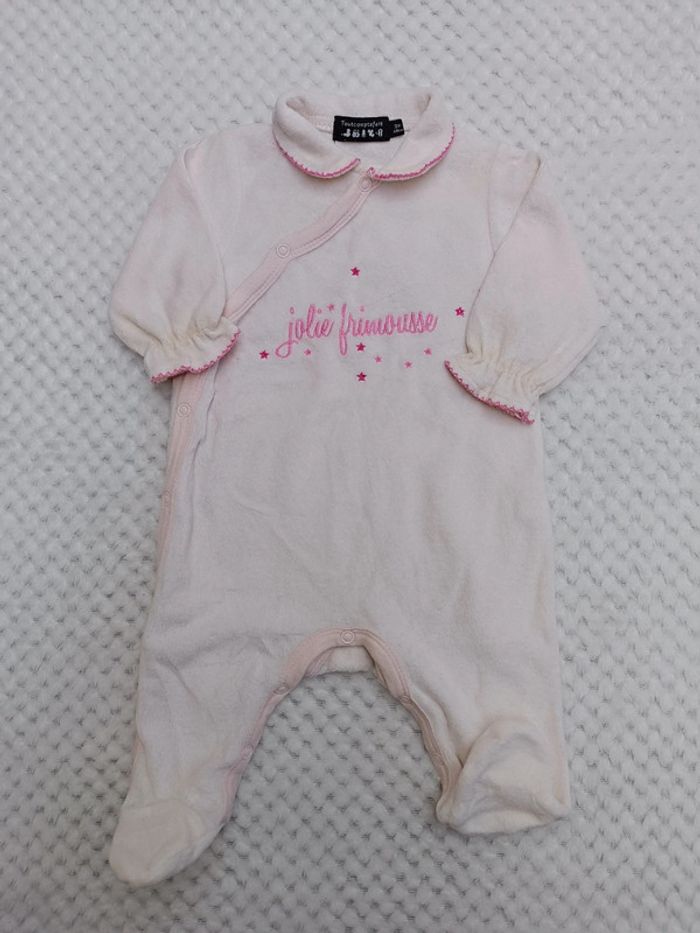 🔸Pyjama Une Pièce Rose - Tout Compte Fait 3 Mois 🔸 - photo numéro 2