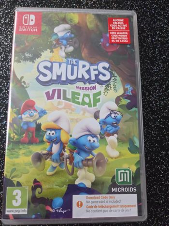 Jeu Nintendo switch the smurfs mission vileaf