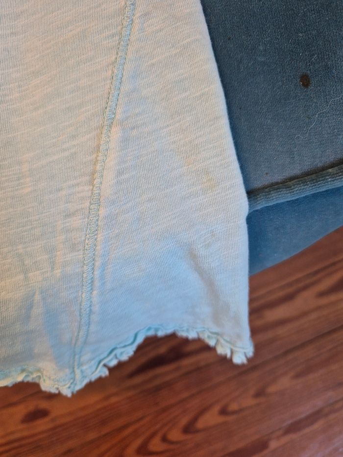 Tee-shirt Zara Babygirl t. 2/3 ans bleu clair - photo numéro 7