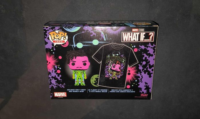 Pack Funko Pop + T-Shirt / Infinity Killmonger 989 / What If … / Marvel / Spécial édition - photo numéro 2