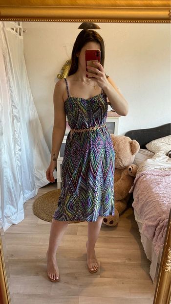 Robe d’été motifs géométriques