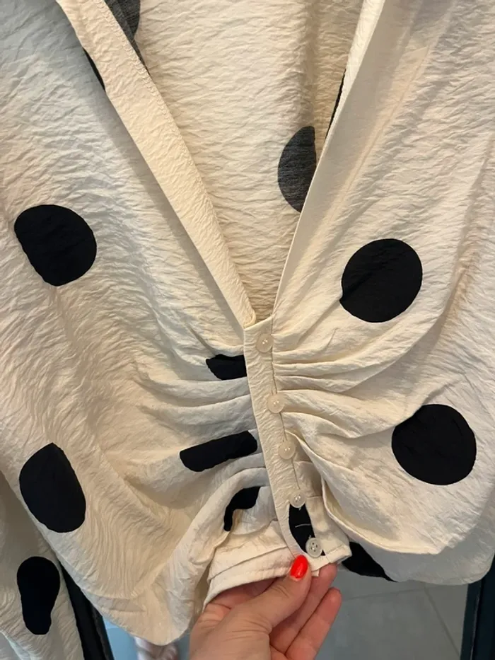 Blouse à pois - photo numéro 2