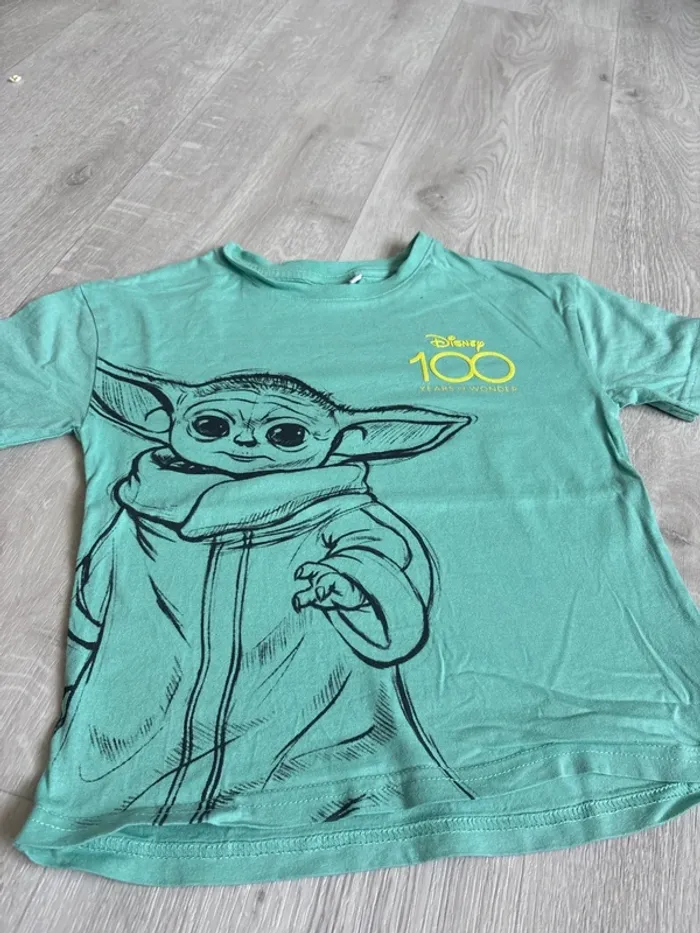 tee shirt ete 100 ans disney taille 6 ans