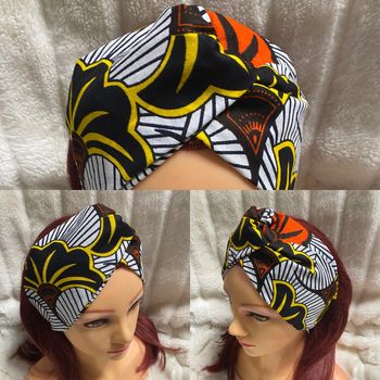 Bandeau cheveux croisé en wax