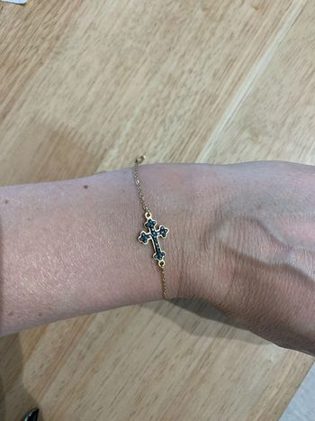Bracelet fin croix somini