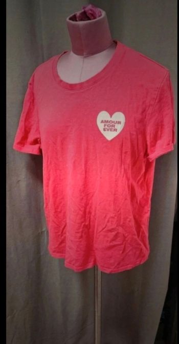 🪷tee-shirt rose kiabi