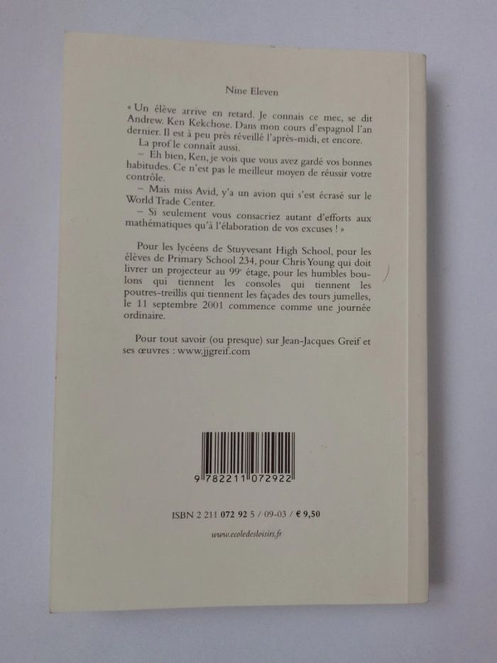 Jean-Jacques Greif - Nine eleven - photo numéro 2