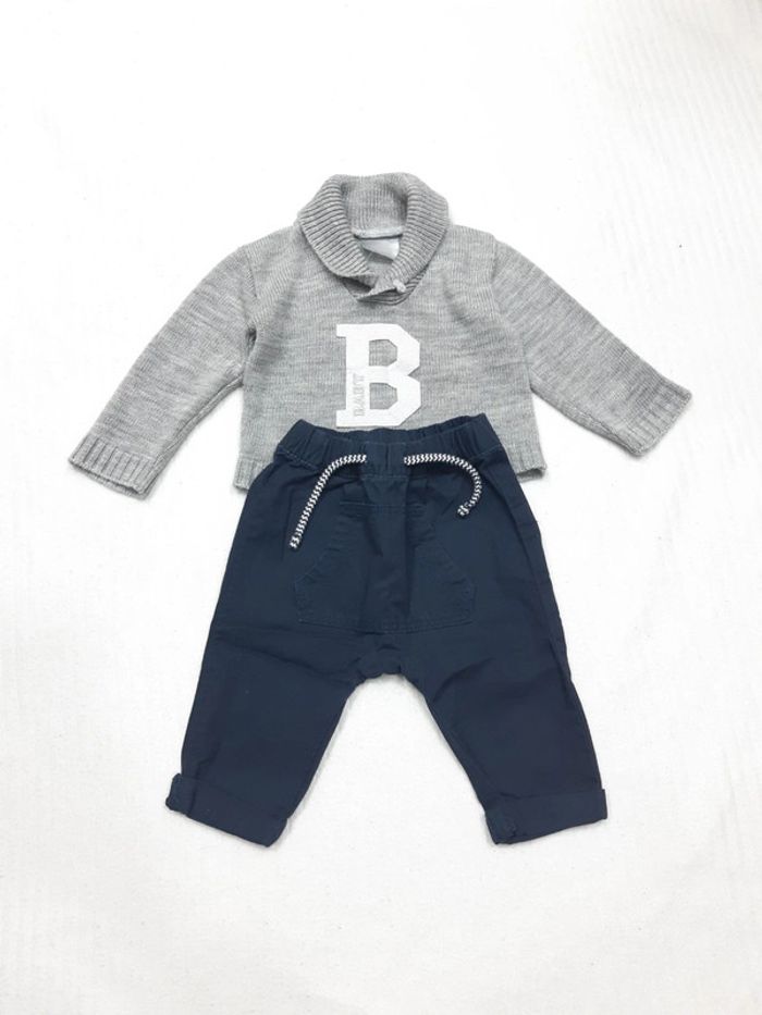 Tenue pull et pantalon