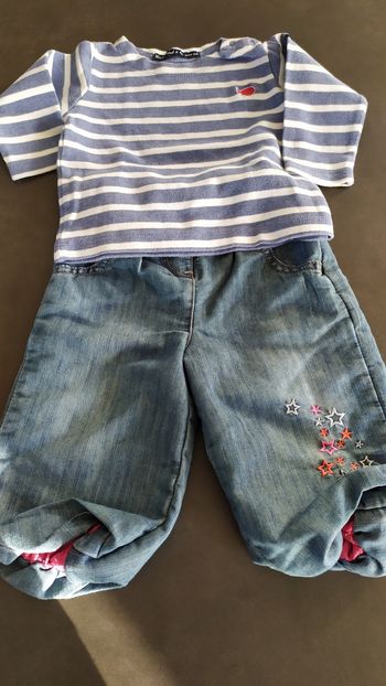 Jean's molletonné et sweat