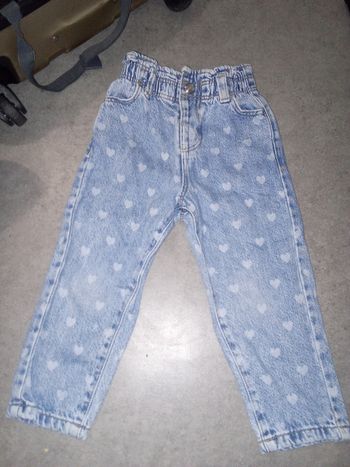 Jeans motif coeur