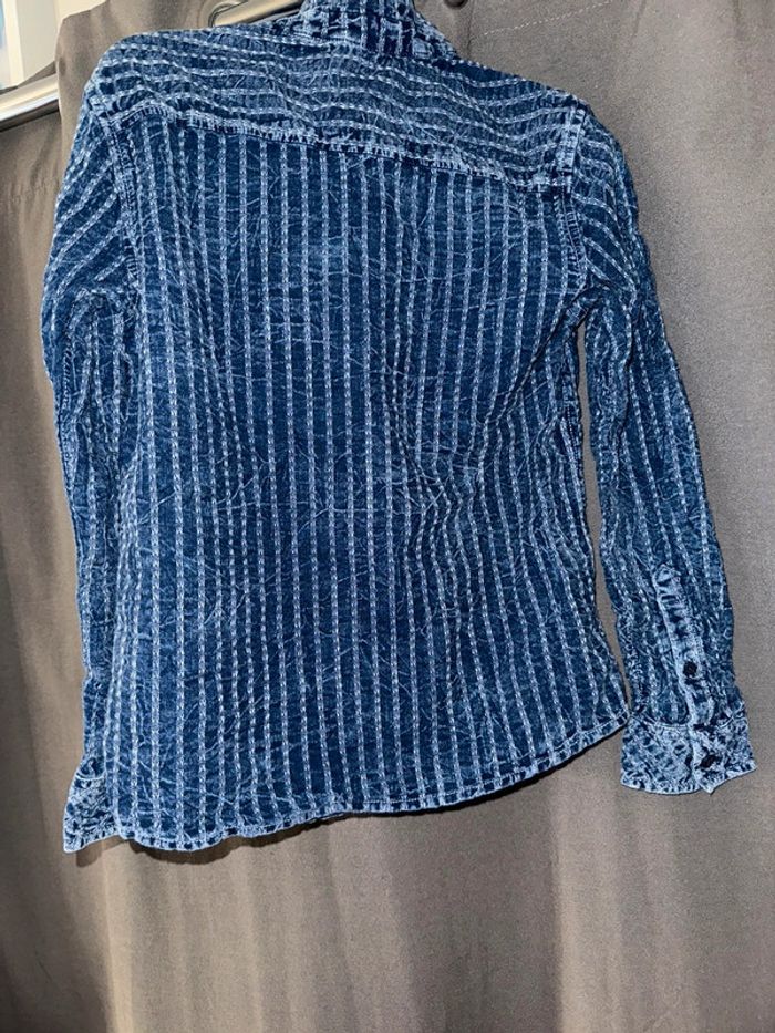 Chemise manches longues effet froissé 10 ans orchestra - photo numéro 3