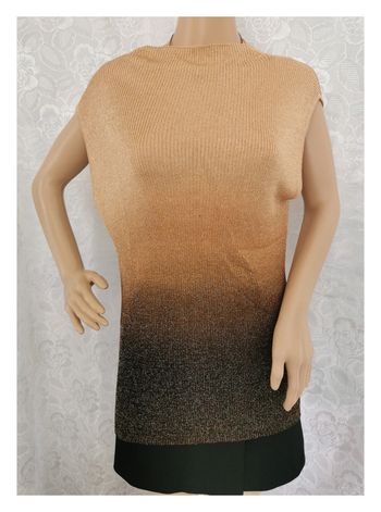 Tunique doré-marron. Taille 40. Yessica