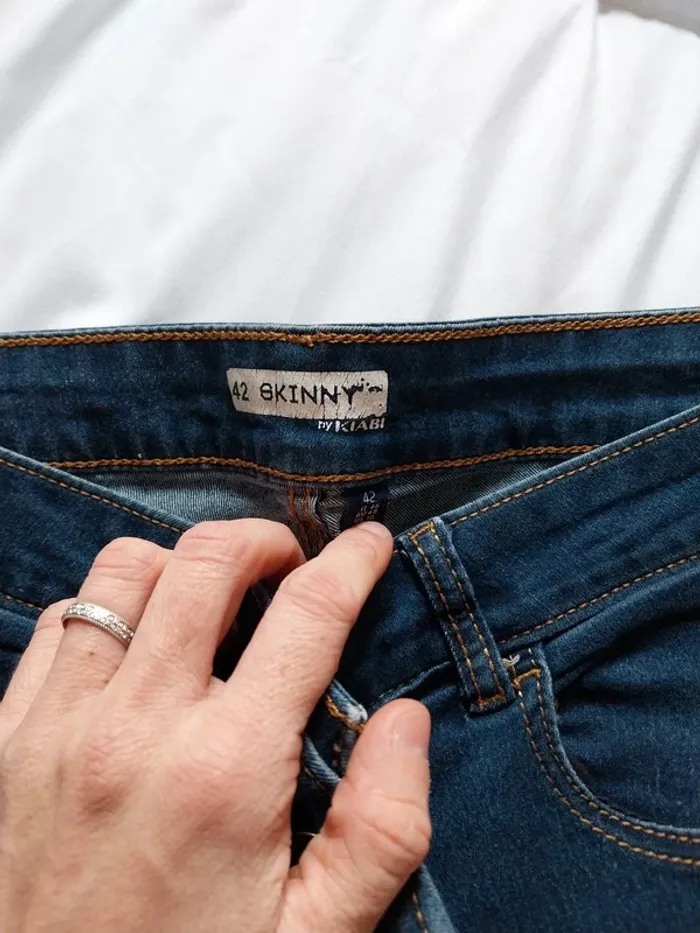 Jean skinny femme taille 42 Kiabi - photo numéro 5