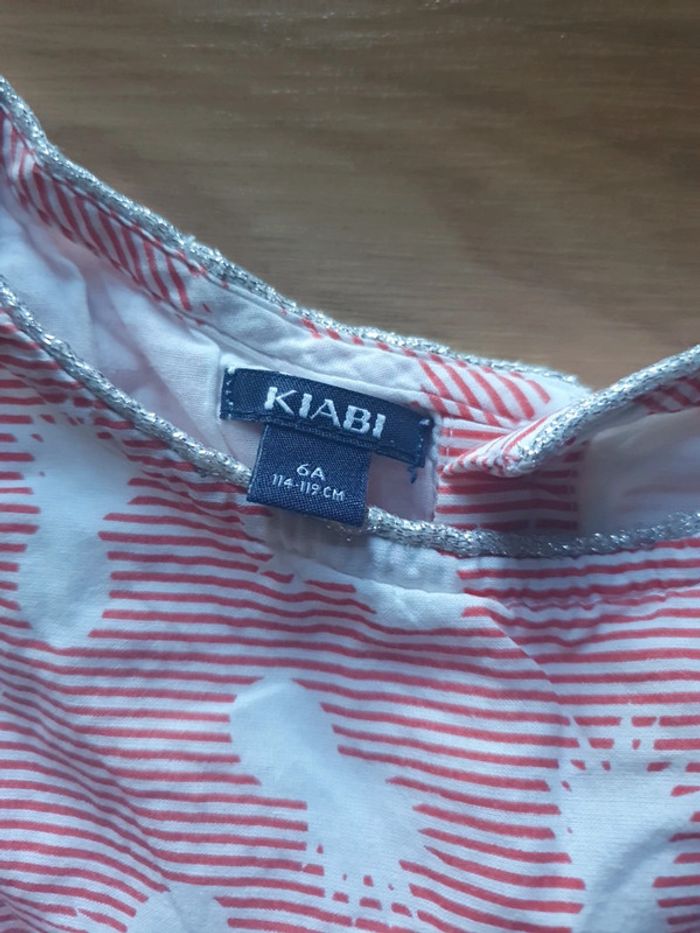 robe kiabi rouge et blanche 6 ans - photo numéro 2