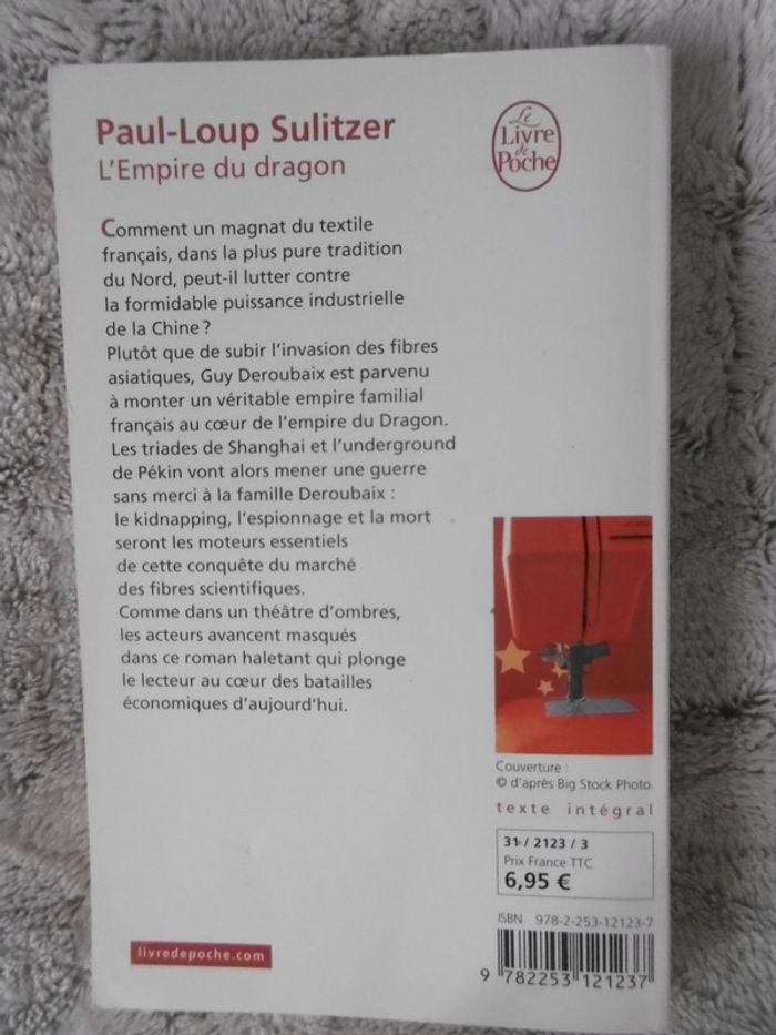 livre L'empire du dragon Sulitzer - photo numéro 2