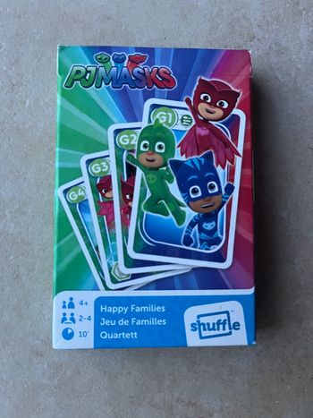 Jeu de familles pyjamasques shuffle