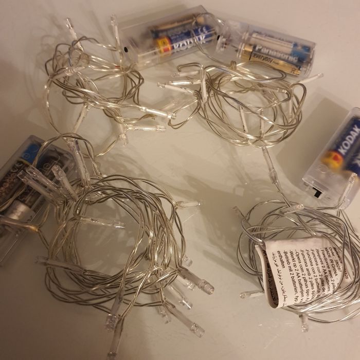 Lot de 7 guirlandes lumineuses led - photo numéro 4