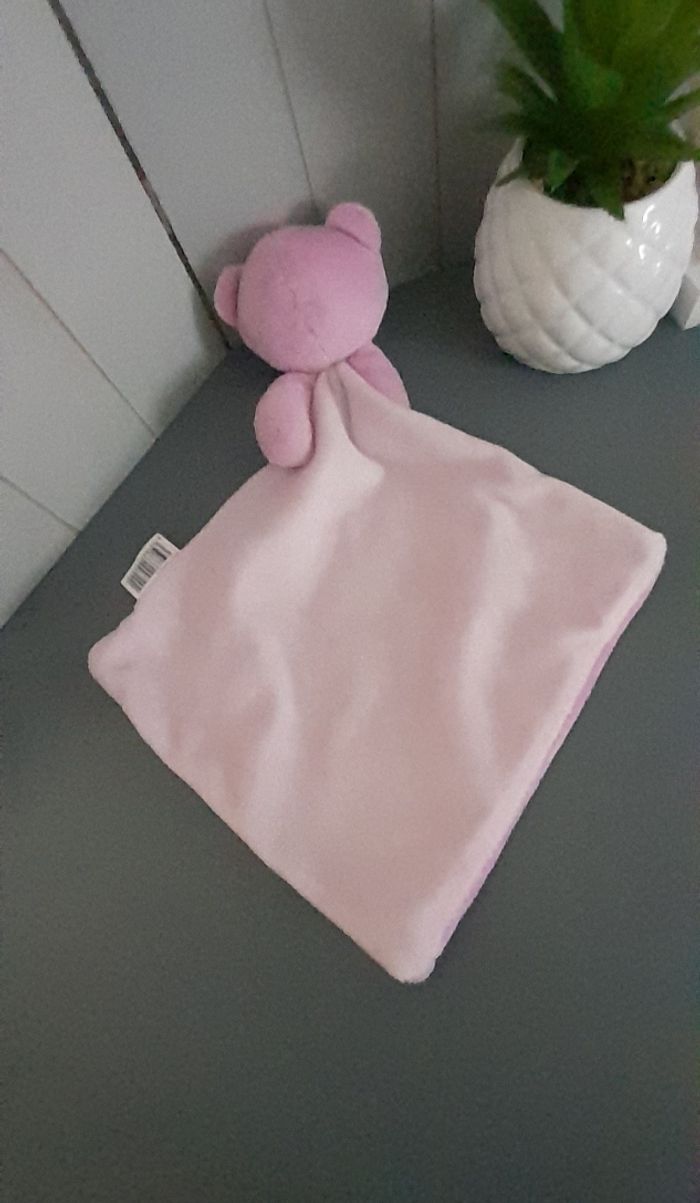 Doudou ours rose Mes petits cailloux - photo numéro 3