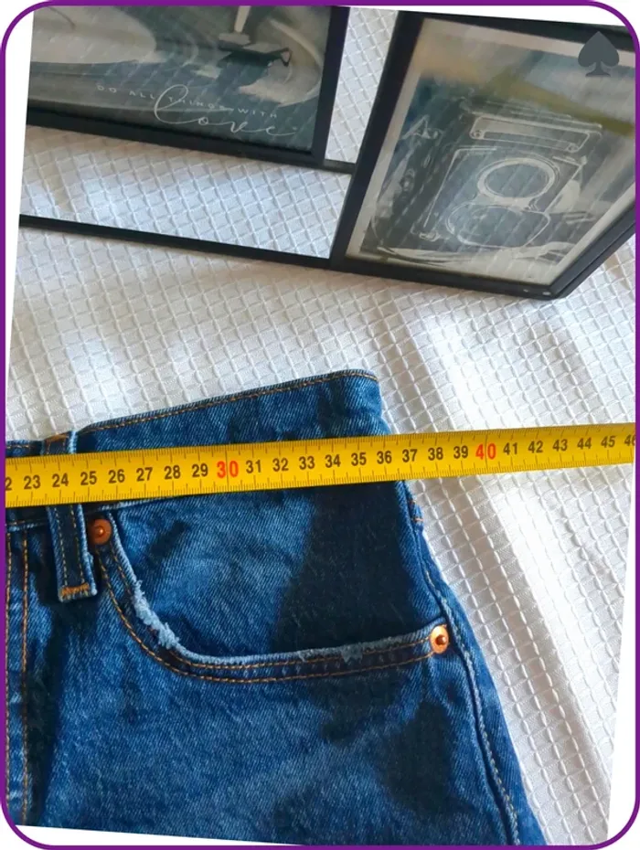 Magnifique short en jeans Levi's 501 - photo numéro 7