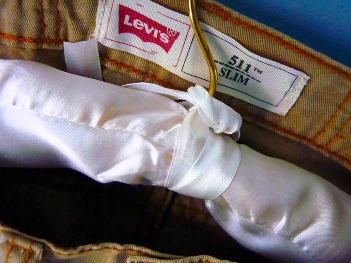 Jean garçon Levi's modèle 511 garçon 12 ans slim beige neuf - photo numéro 4