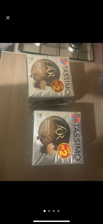 Cafe tassimo l’OR capsules