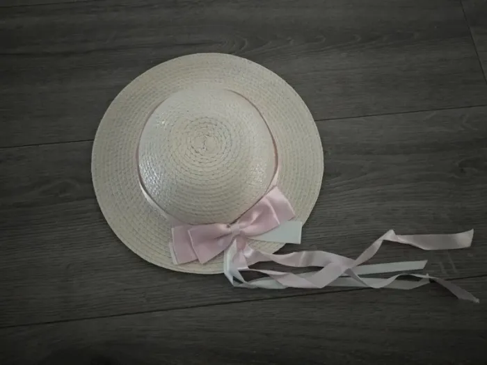 Chapeau en paille fille