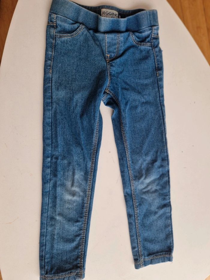 Jegging bleu fille 4 ans Kiabi