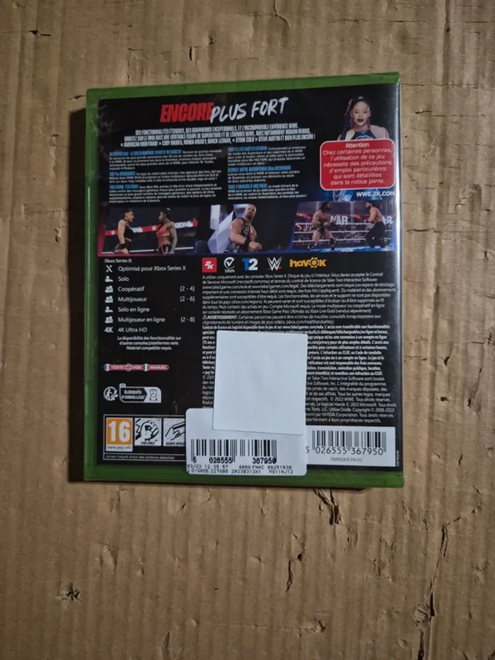 WWE 2K23 pour Xbox Series X - photo numéro 2