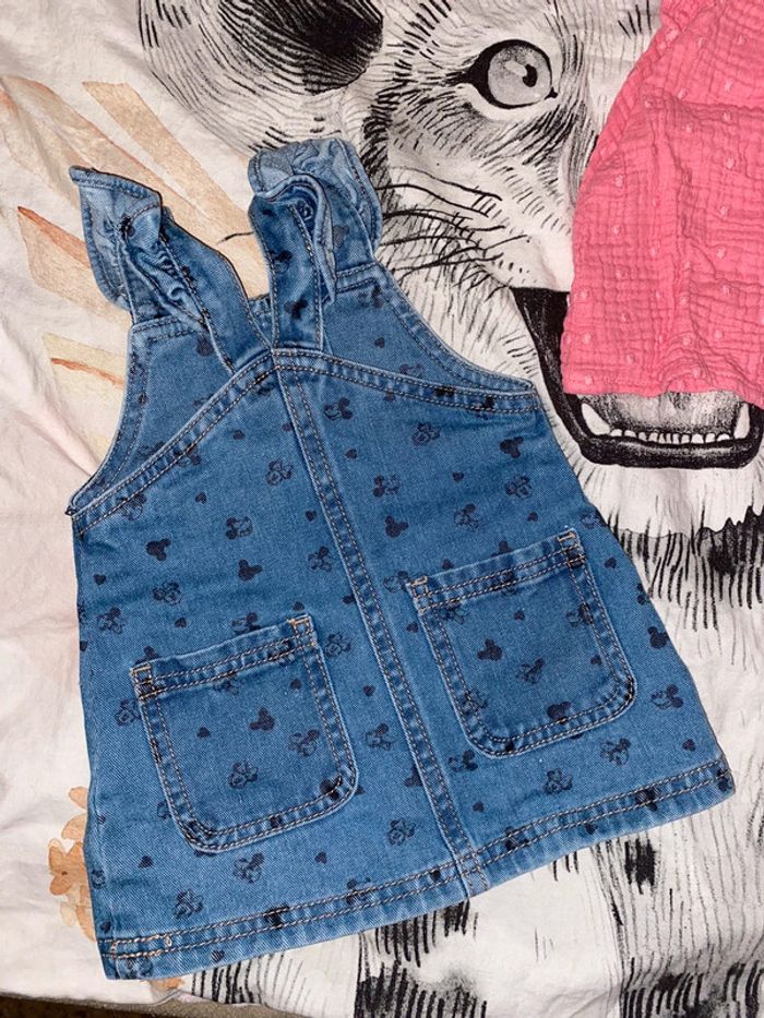 Ensemble robe en jeans et petit t-shirt léger, Disney/Zara, 3-6 mois. - photo numéro 9