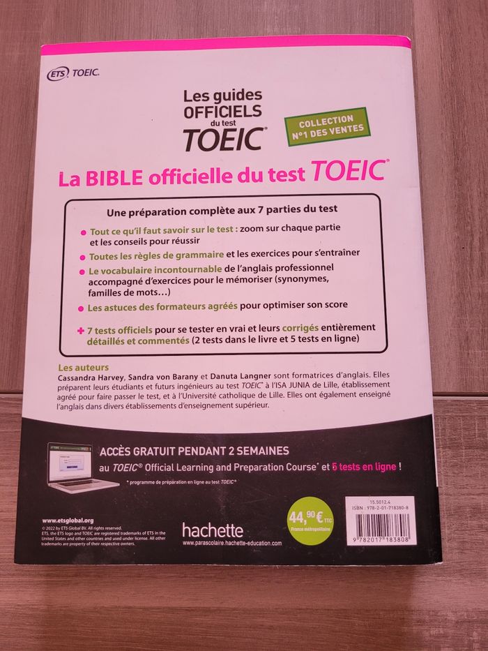 Livre La bible officielle du Toeic - photo numéro 5