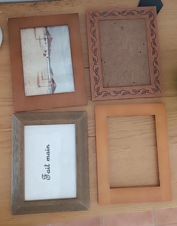 Lot de cadres en bois 📏