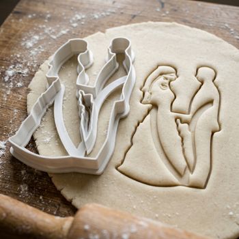 Emporte-pièce Couple de Mariés - Découpoir Biscuit, Sablé et Pâte à Sucre pour Mariage