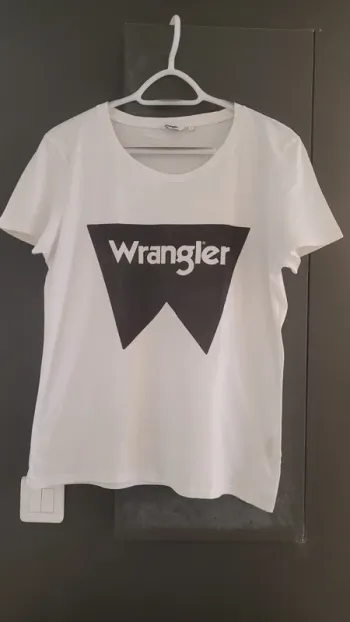 T-shirt manches courtes blanc et noir 100% coton