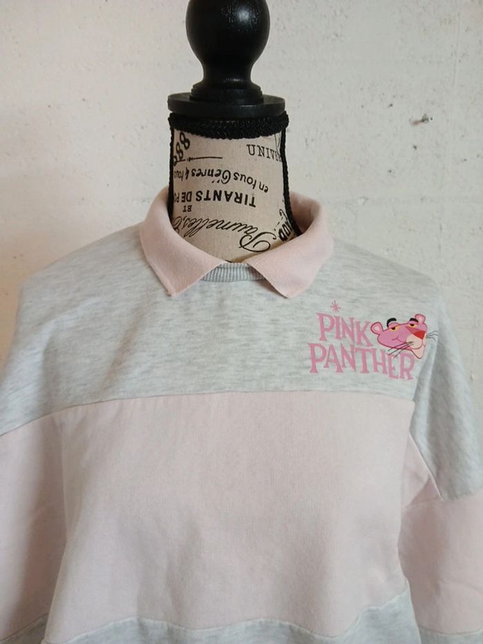 Sweat la panthère rose taille M - photo numéro 3