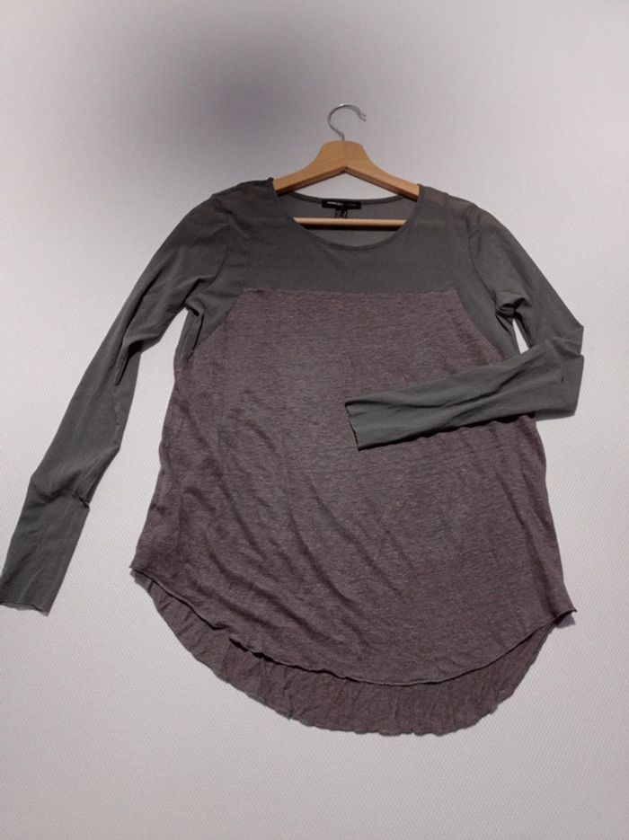 Top gris Mango S