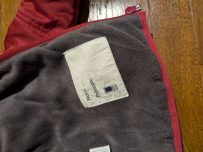 Manteau fillette 3a bordeaux - photo numéro 7