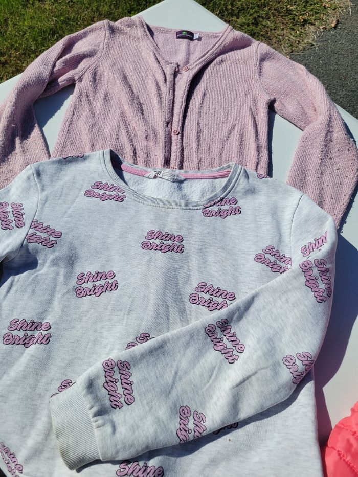 Lot fille hiver 10 ans1 doudoune sans manche
1 sweat
1 gilet - photo numéro 2